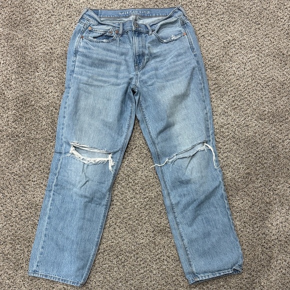 American Eagle Outfitters Denim - American Eagle Women's Casual Blue Ripped Jeans